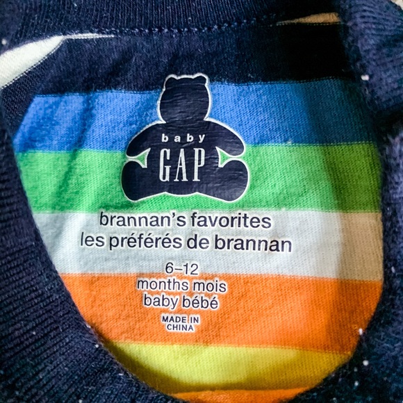 3 for $20 | Baby GAP short sleeve rainbow bodysuit - Picture 2 of 2